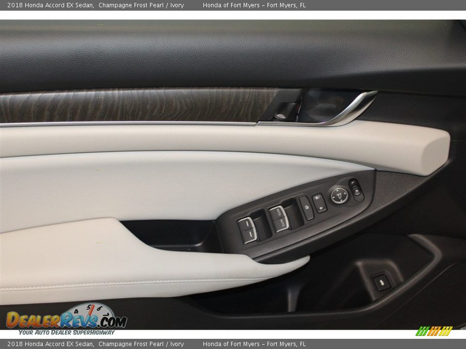 2018 Honda Accord EX Sedan Champagne Frost Pearl / Ivory Photo #12