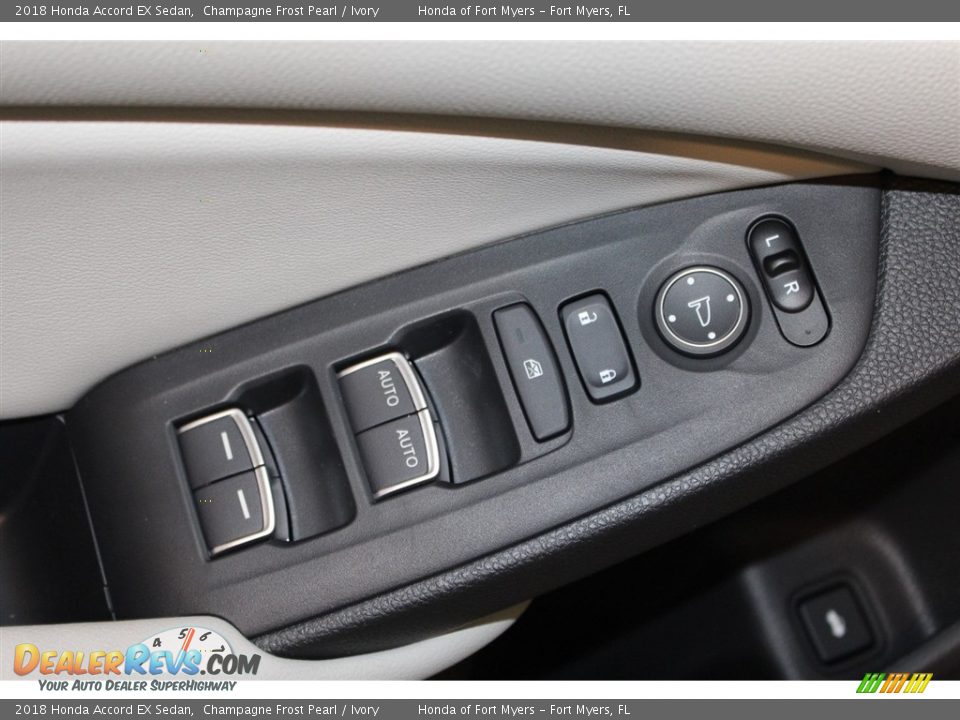 2018 Honda Accord EX Sedan Champagne Frost Pearl / Ivory Photo #13