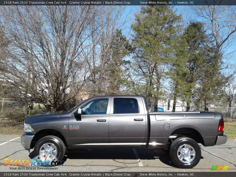 2018 Ram 2500 Tradesman Crew Cab 4x4 Granite Crystal Metallic / Black/Diesel Gray Photo #1