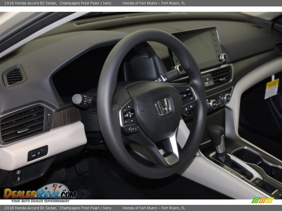 2018 Honda Accord EX Sedan Champagne Frost Pearl / Ivory Photo #16