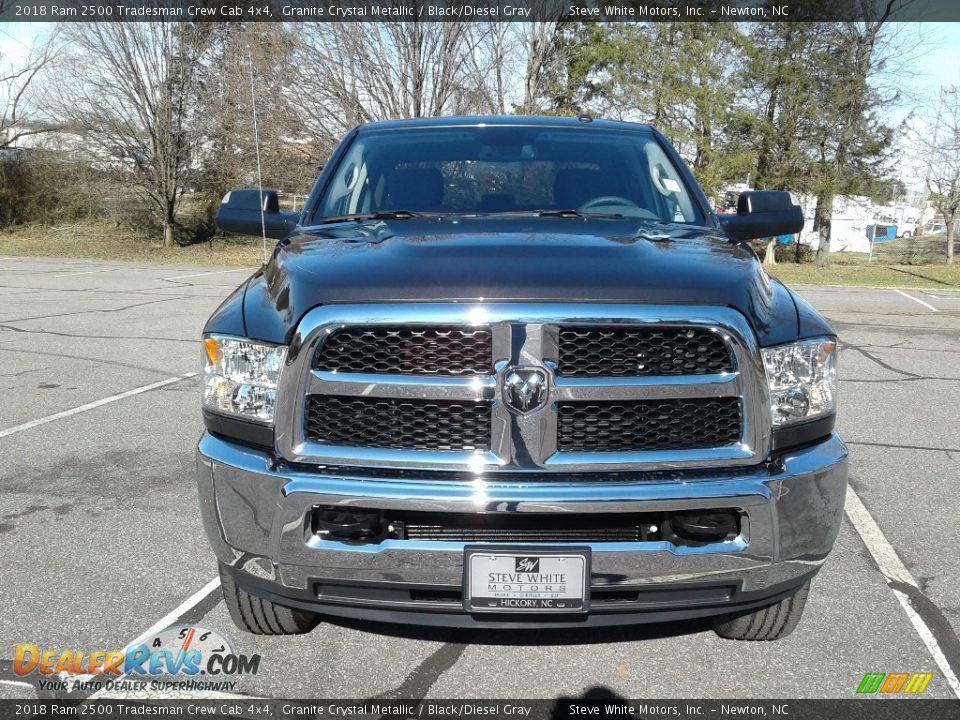 2018 Ram 2500 Tradesman Crew Cab 4x4 Granite Crystal Metallic / Black/Diesel Gray Photo #4