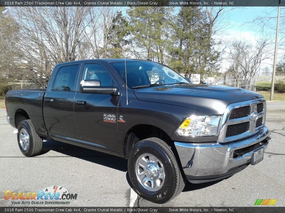 2018 Ram 2500 Tradesman Crew Cab 4x4 Granite Crystal Metallic / Black/Diesel Gray Photo #5