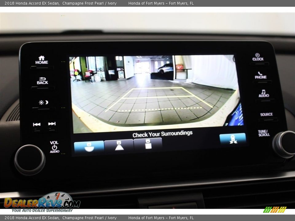 2018 Honda Accord EX Sedan Champagne Frost Pearl / Ivory Photo #22