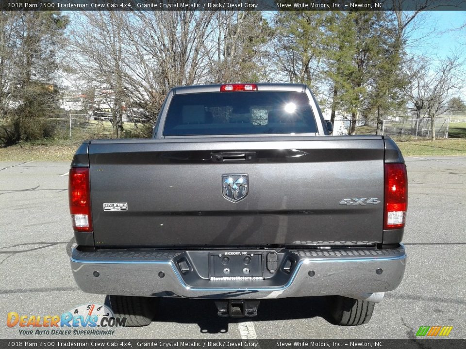 2018 Ram 2500 Tradesman Crew Cab 4x4 Granite Crystal Metallic / Black/Diesel Gray Photo #9