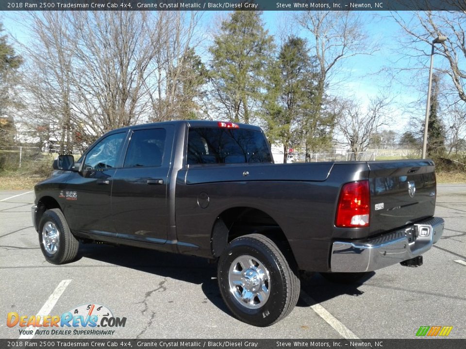 2018 Ram 2500 Tradesman Crew Cab 4x4 Granite Crystal Metallic / Black/Diesel Gray Photo #11