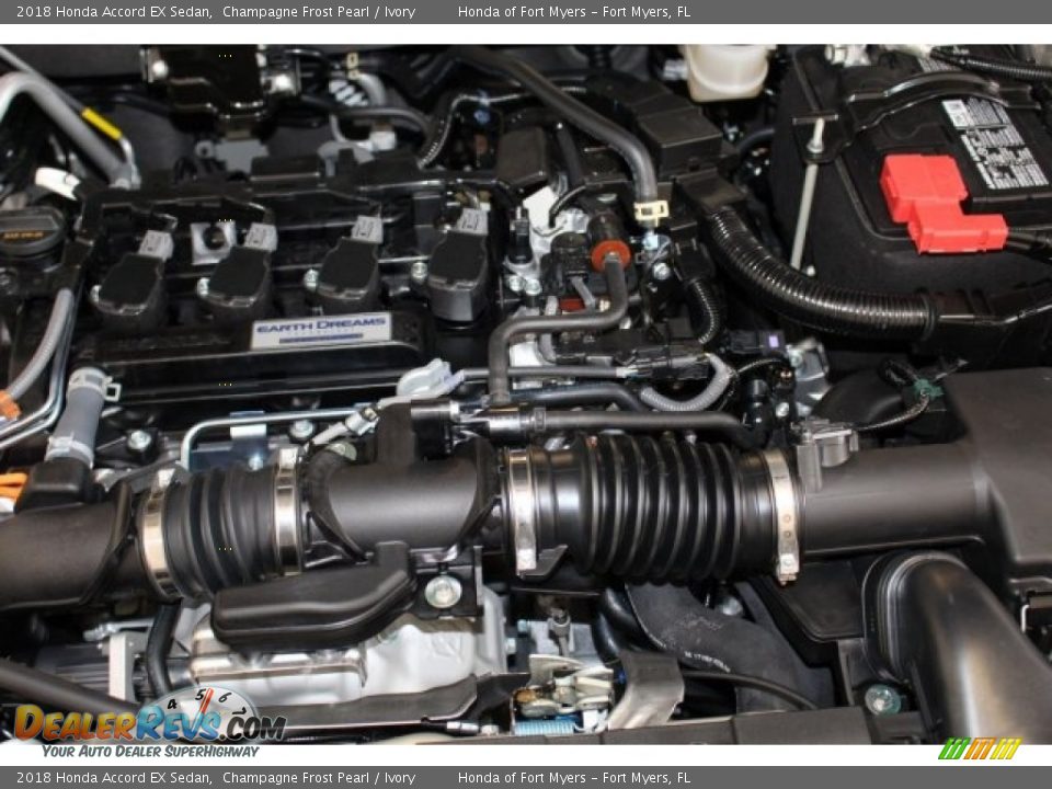 2018 Honda Accord EX Sedan Champagne Frost Pearl / Ivory Photo #32