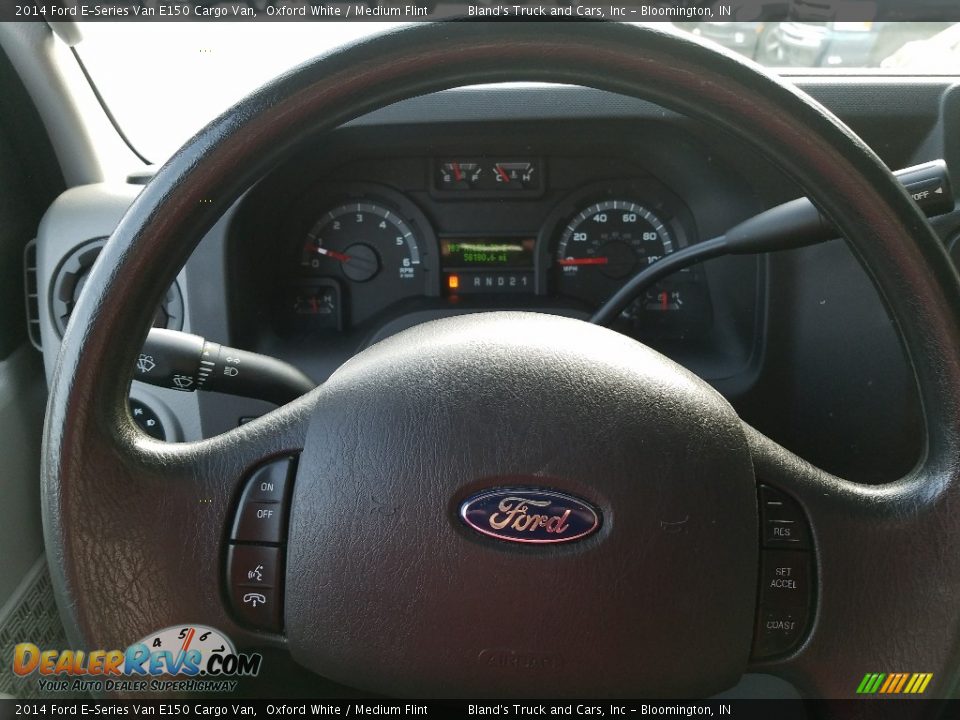 2014 Ford E-Series Van E150 Cargo Van Oxford White / Medium Flint Photo #23
