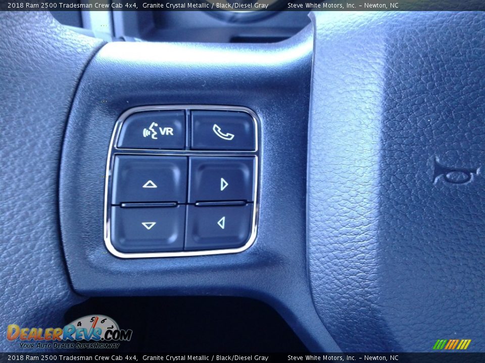 2018 Ram 2500 Tradesman Crew Cab 4x4 Granite Crystal Metallic / Black/Diesel Gray Photo #17