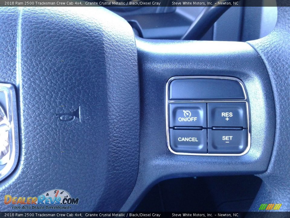 2018 Ram 2500 Tradesman Crew Cab 4x4 Granite Crystal Metallic / Black/Diesel Gray Photo #18