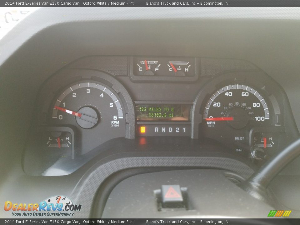 2014 Ford E-Series Van E150 Cargo Van Oxford White / Medium Flint Photo #26