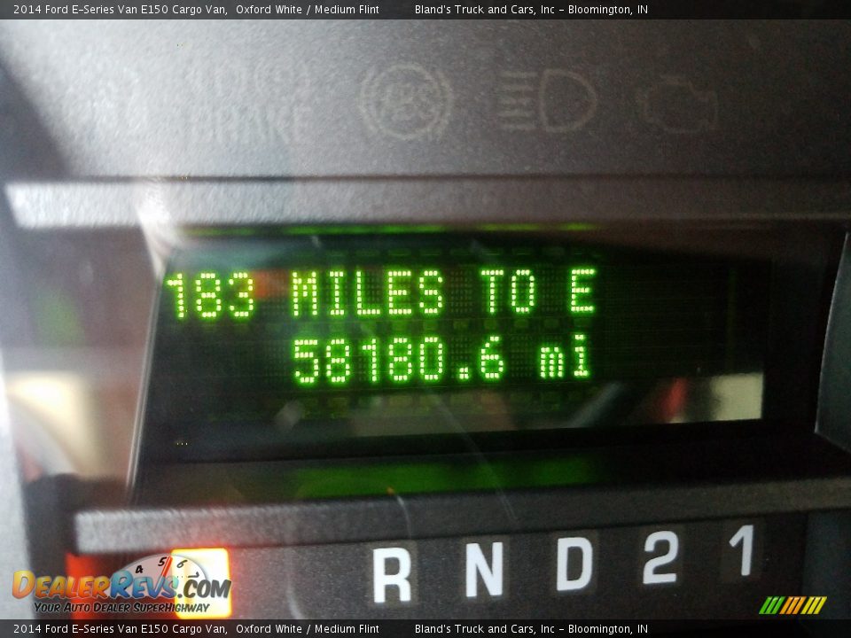 2014 Ford E-Series Van E150 Cargo Van Oxford White / Medium Flint Photo #27