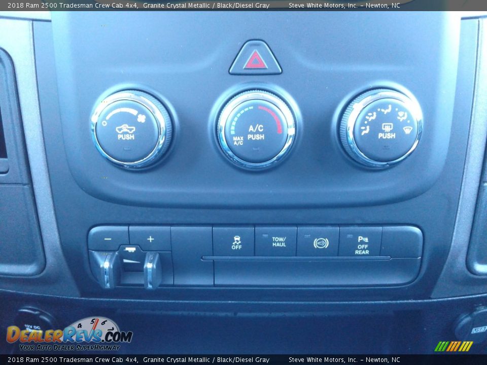 2018 Ram 2500 Tradesman Crew Cab 4x4 Granite Crystal Metallic / Black/Diesel Gray Photo #22