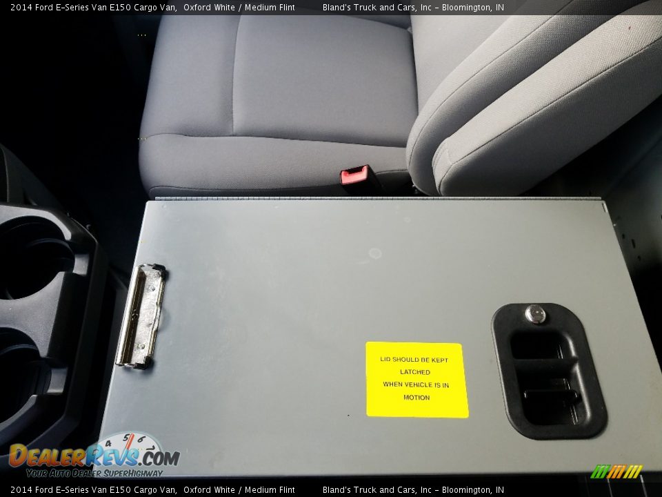 2014 Ford E-Series Van E150 Cargo Van Oxford White / Medium Flint Photo #33
