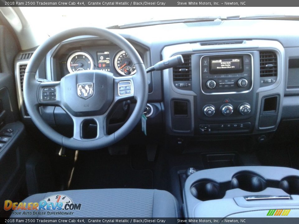 2018 Ram 2500 Tradesman Crew Cab 4x4 Granite Crystal Metallic / Black/Diesel Gray Photo #26