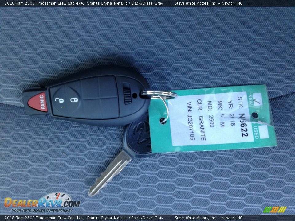2018 Ram 2500 Tradesman Crew Cab 4x4 Granite Crystal Metallic / Black/Diesel Gray Photo #27