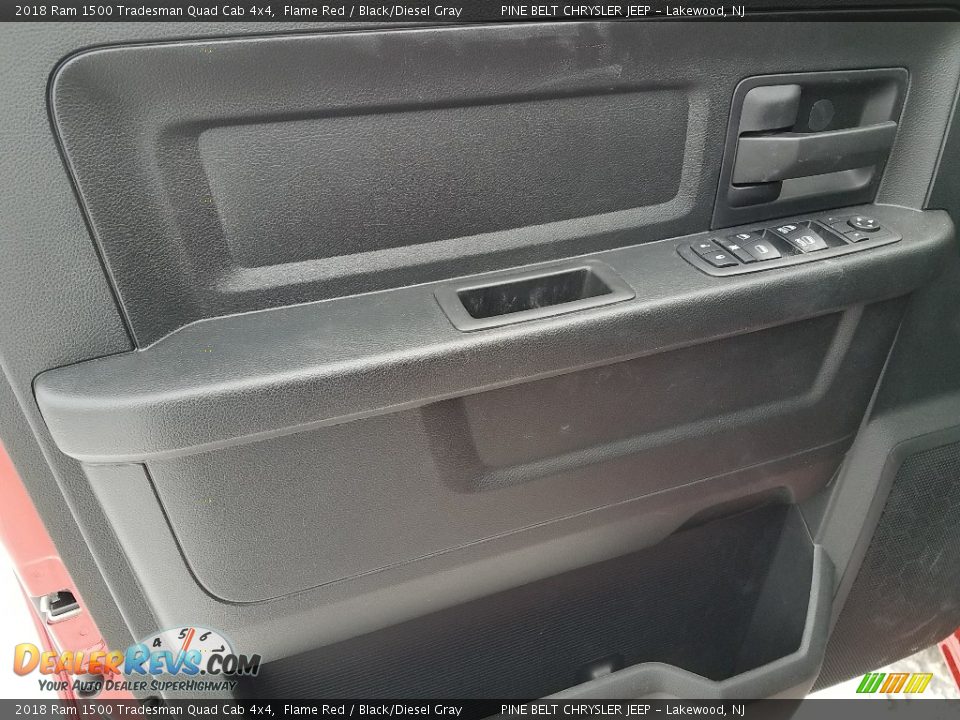 2018 Ram 1500 Tradesman Quad Cab 4x4 Flame Red / Black/Diesel Gray Photo #8