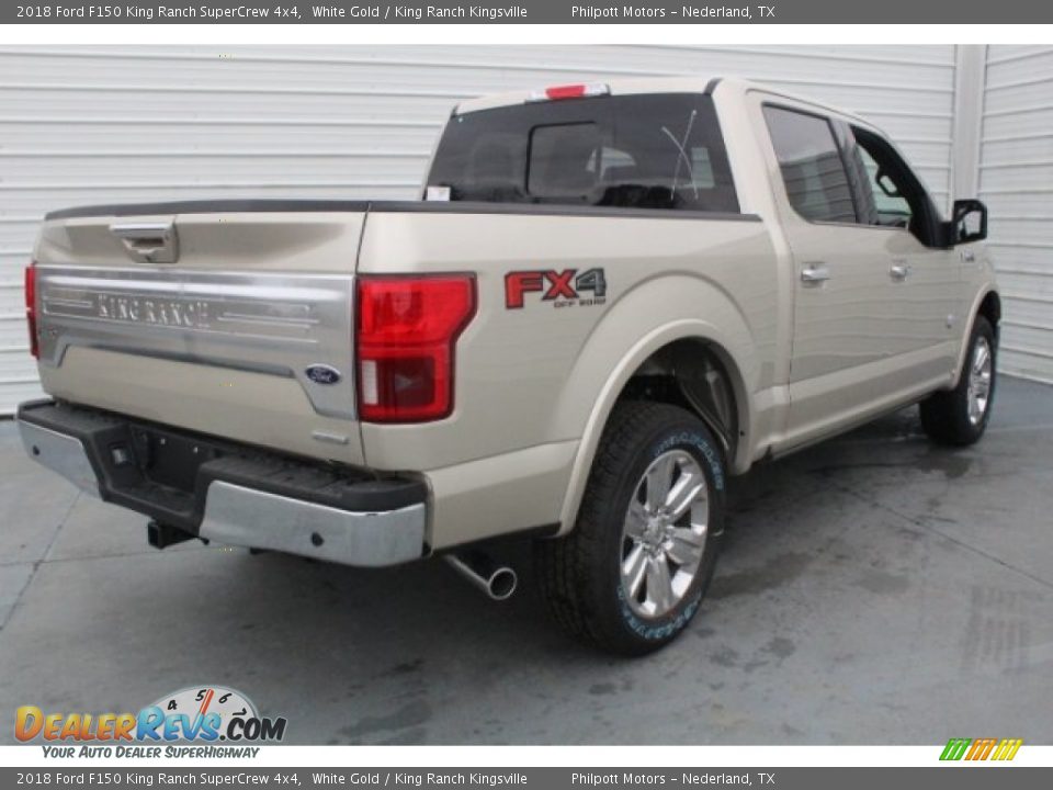 2018 Ford F150 King Ranch SuperCrew 4x4 White Gold / King Ranch Kingsville Photo #8