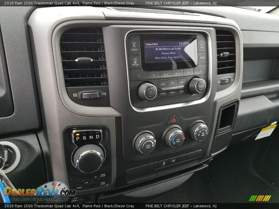 2018 Ram 1500 Tradesman Quad Cab 4x4 Flame Red / Black/Diesel Gray Photo #10