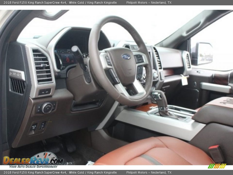 2018 Ford F150 King Ranch SuperCrew 4x4 White Gold / King Ranch Kingsville Photo #12
