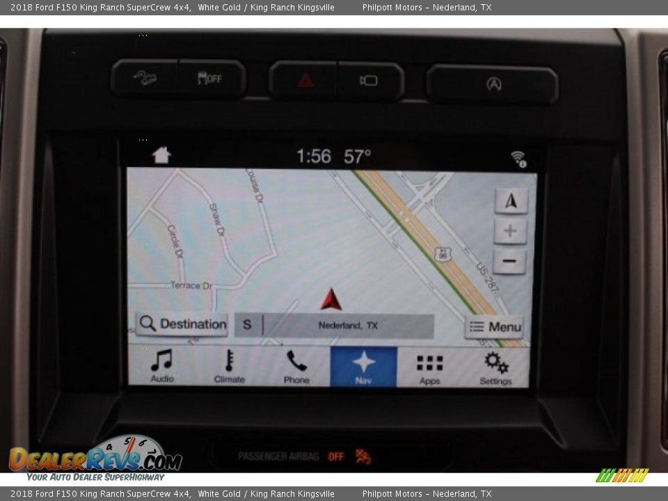 2018 Ford F150 King Ranch SuperCrew 4x4 White Gold / King Ranch Kingsville Photo #16