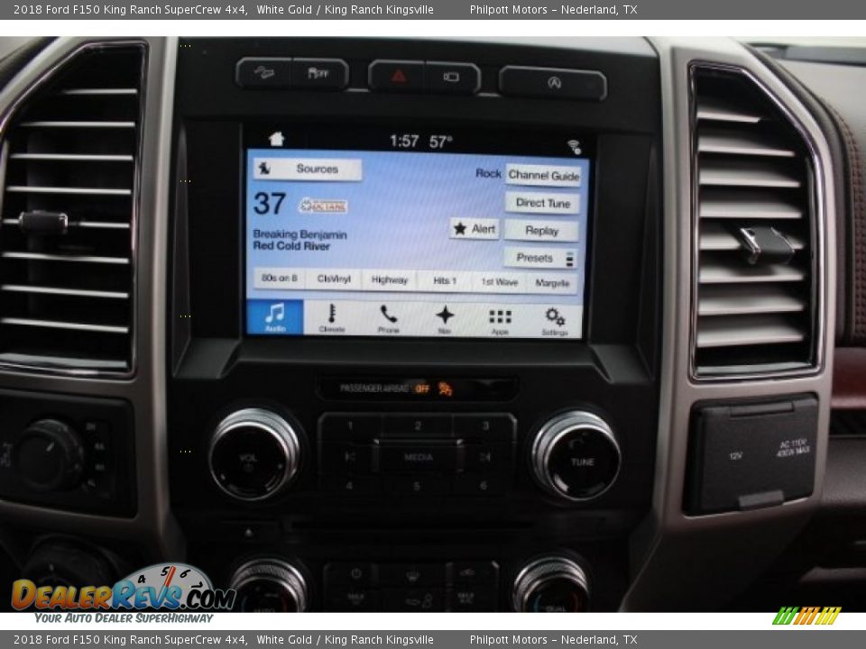 2018 Ford F150 King Ranch SuperCrew 4x4 White Gold / King Ranch Kingsville Photo #17