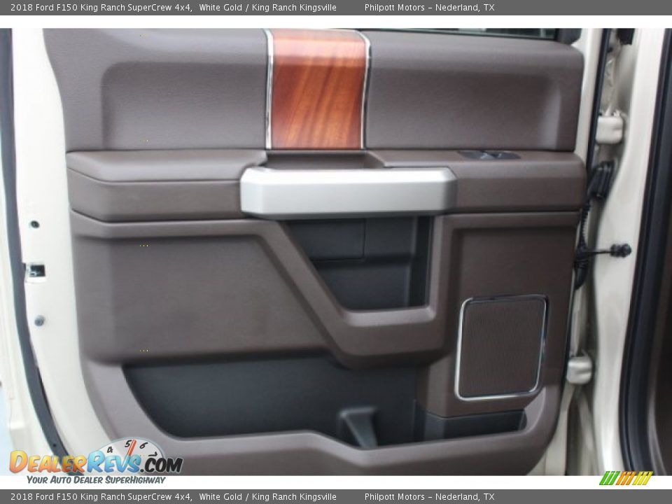 2018 Ford F150 King Ranch SuperCrew 4x4 White Gold / King Ranch Kingsville Photo #23