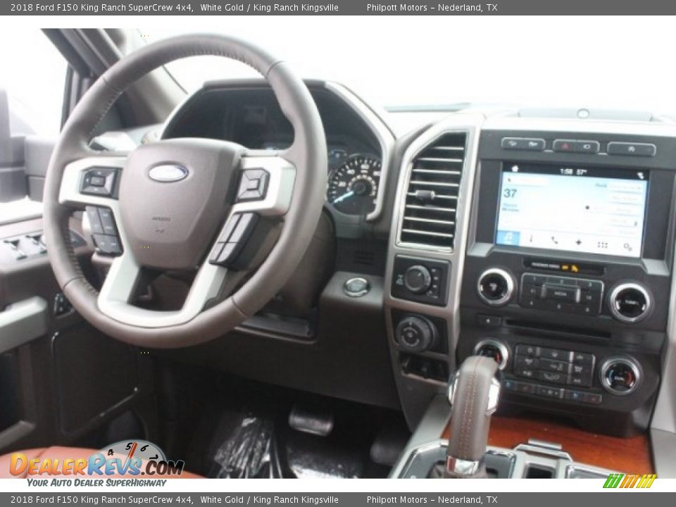 2018 Ford F150 King Ranch SuperCrew 4x4 White Gold / King Ranch Kingsville Photo #25