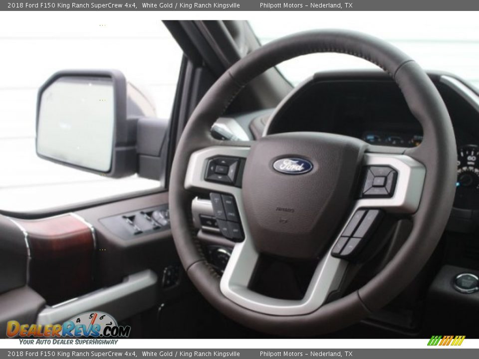 2018 Ford F150 King Ranch SuperCrew 4x4 White Gold / King Ranch Kingsville Photo #26