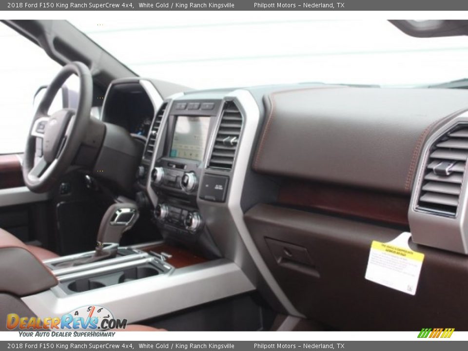 2018 Ford F150 King Ranch SuperCrew 4x4 White Gold / King Ranch Kingsville Photo #31