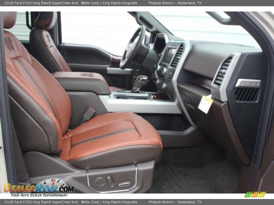 2018 Ford F150 King Ranch SuperCrew 4x4 White Gold / King Ranch Kingsville Photo #32