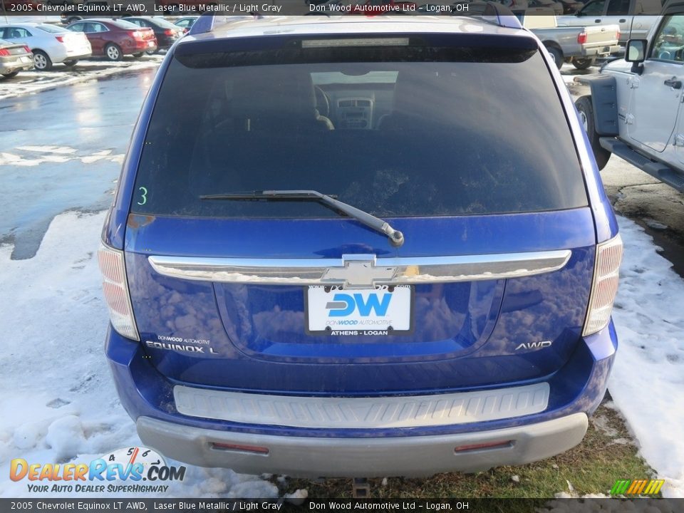 2005 Chevrolet Equinox LT AWD Laser Blue Metallic / Light Gray Photo #9