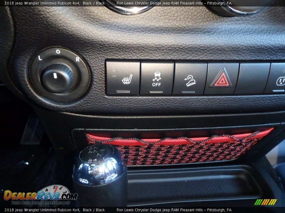 2018 Jeep Wrangler Unlimited Rubicon 4x4 Black / Black Photo #16