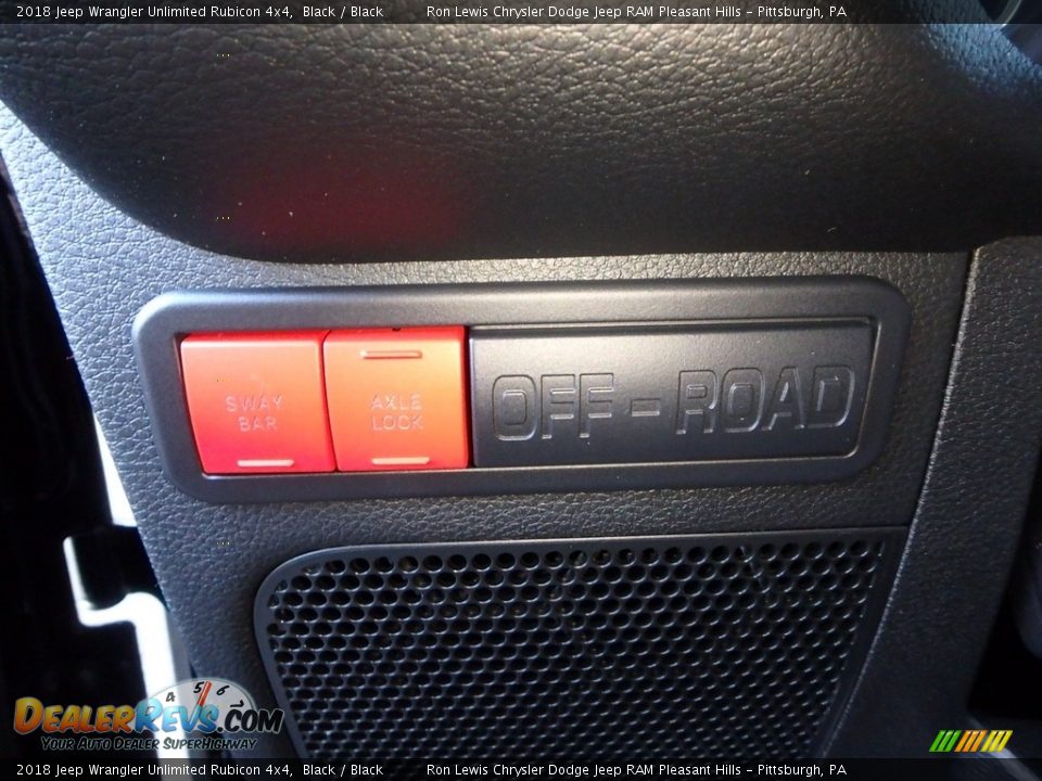 2018 Jeep Wrangler Unlimited Rubicon 4x4 Black / Black Photo #18