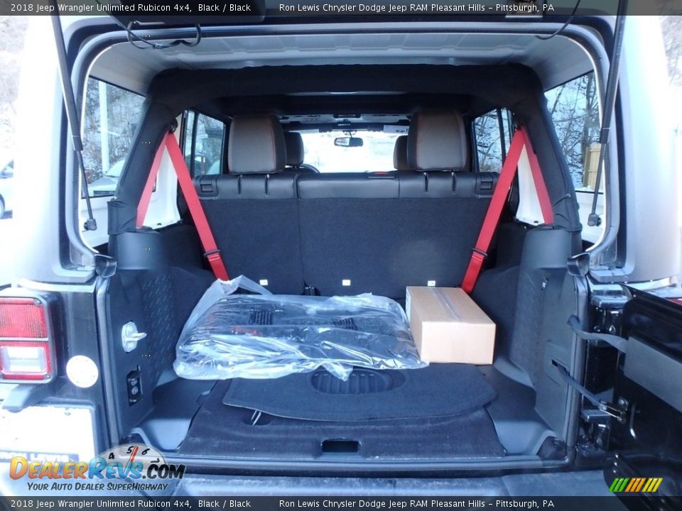 2018 Jeep Wrangler Unlimited Rubicon 4x4 Black / Black Photo #20