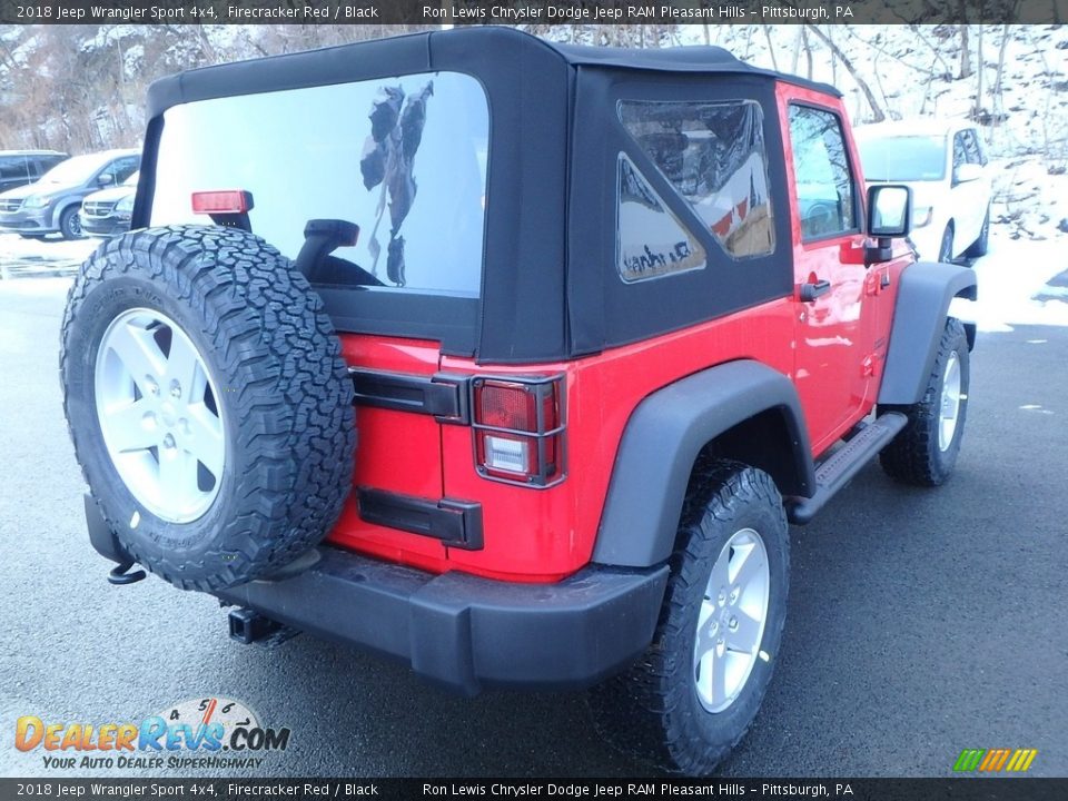2018 Jeep Wrangler Sport 4x4 Firecracker Red / Black Photo #5
