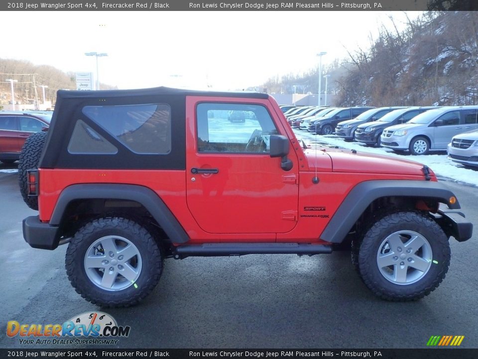 2018 Jeep Wrangler Sport 4x4 Firecracker Red / Black Photo #6