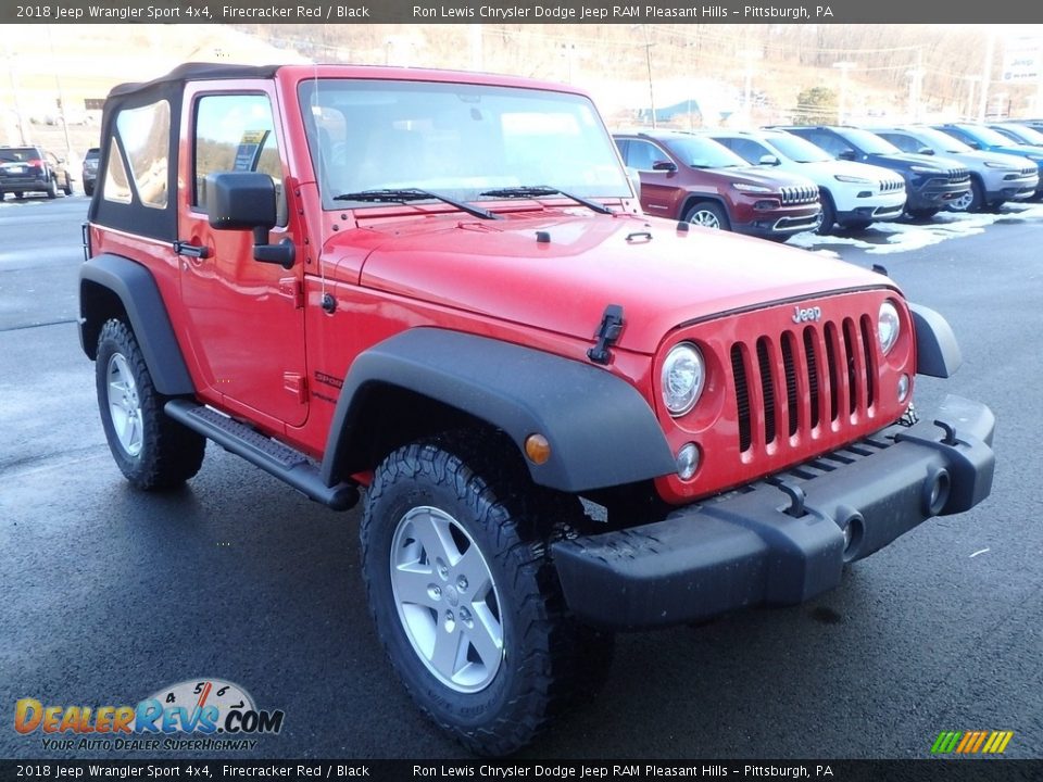 2018 Jeep Wrangler Sport 4x4 Firecracker Red / Black Photo #7