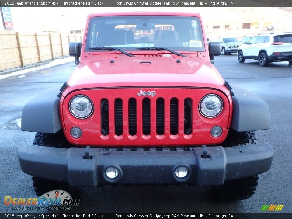 2018 Jeep Wrangler Sport 4x4 Firecracker Red / Black Photo #8