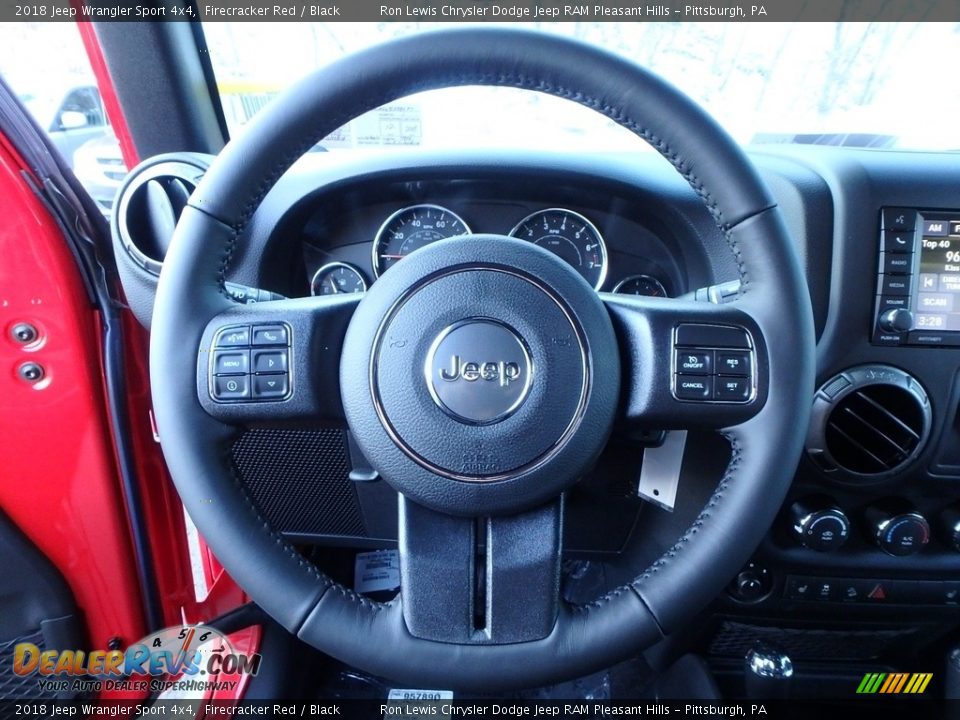 2018 Jeep Wrangler Sport 4x4 Firecracker Red / Black Photo #20