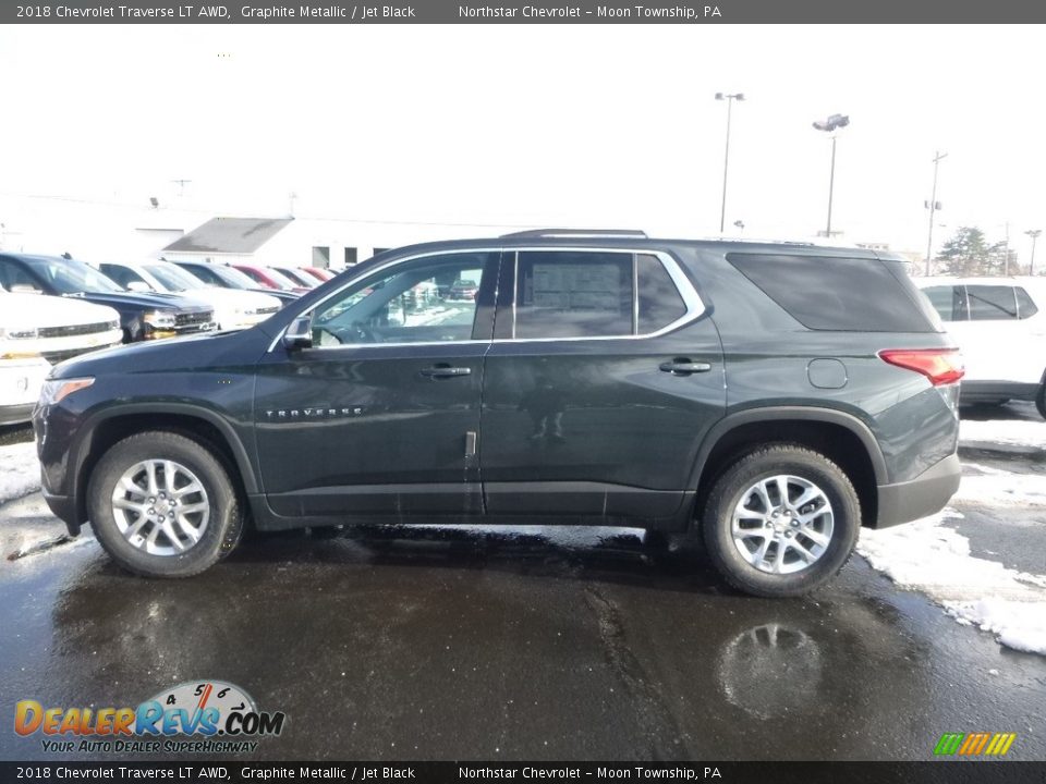2018 Chevrolet Traverse LT AWD Graphite Metallic / Jet Black Photo #2