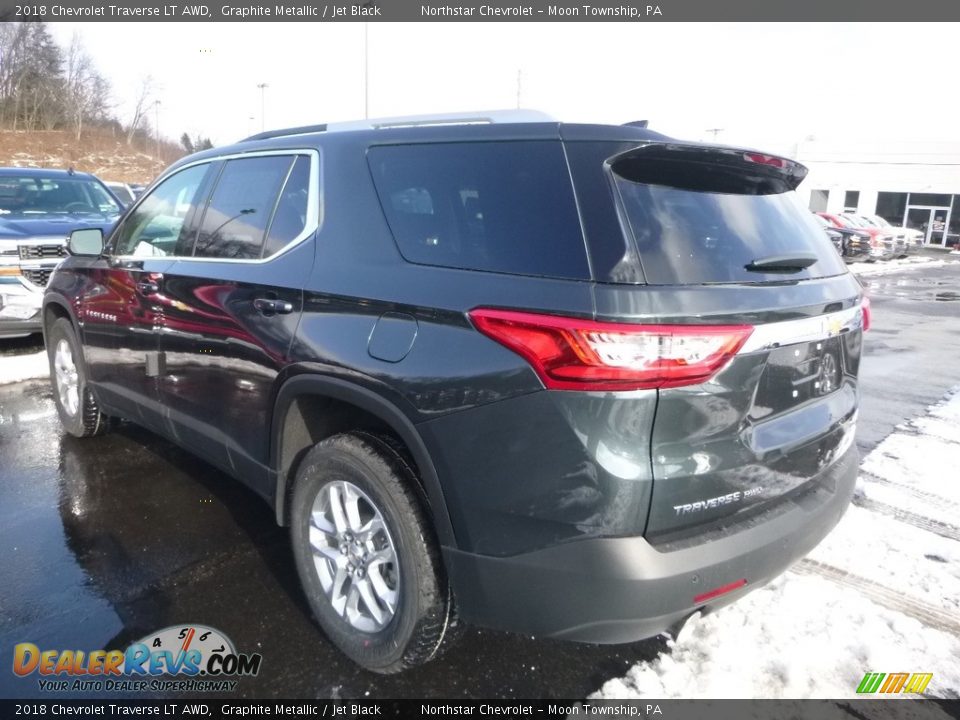 2018 Chevrolet Traverse LT AWD Graphite Metallic / Jet Black Photo #3