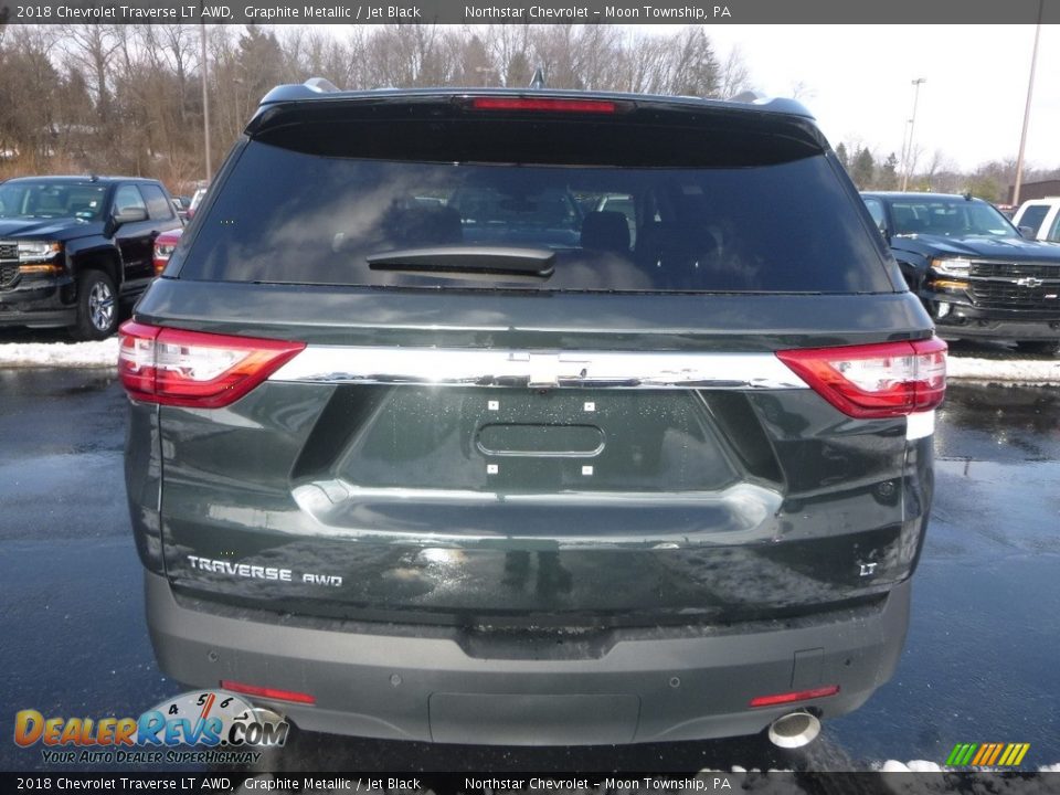 2018 Chevrolet Traverse LT AWD Graphite Metallic / Jet Black Photo #4