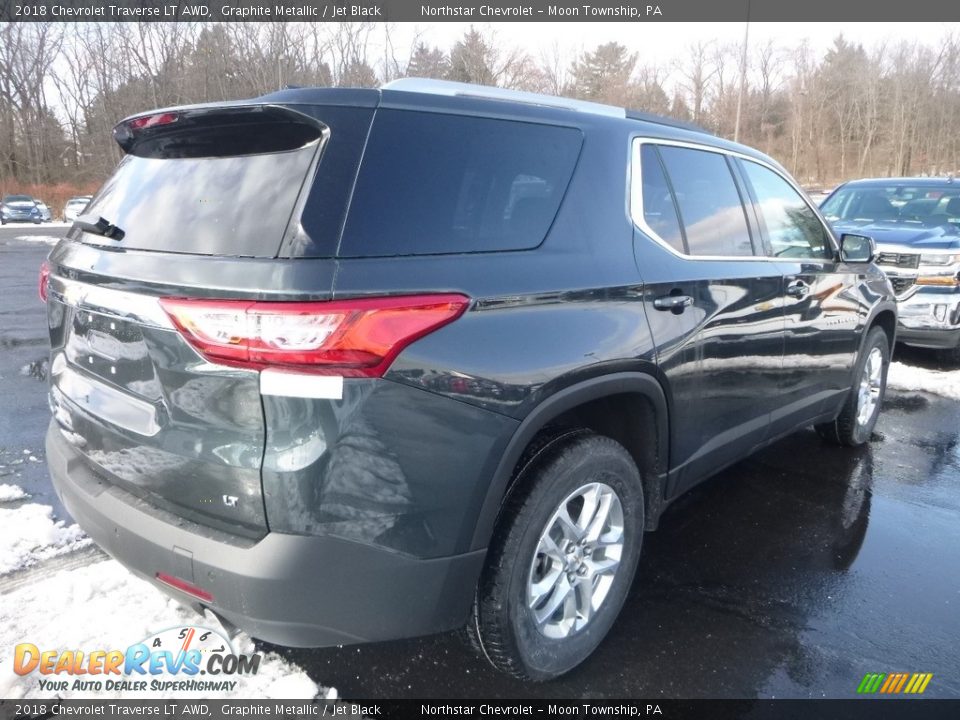 2018 Chevrolet Traverse LT AWD Graphite Metallic / Jet Black Photo #5