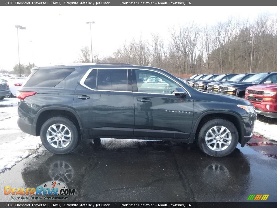2018 Chevrolet Traverse LT AWD Graphite Metallic / Jet Black Photo #6
