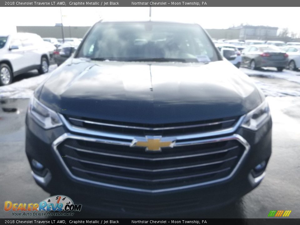 2018 Chevrolet Traverse LT AWD Graphite Metallic / Jet Black Photo #8