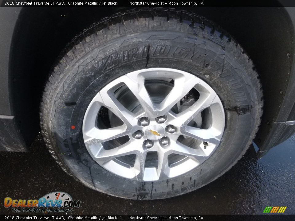 2018 Chevrolet Traverse LT AWD Graphite Metallic / Jet Black Photo #9
