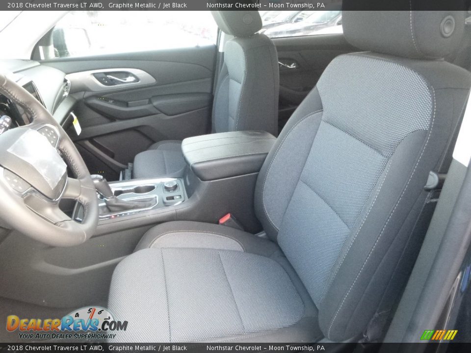 2018 Chevrolet Traverse LT AWD Graphite Metallic / Jet Black Photo #16