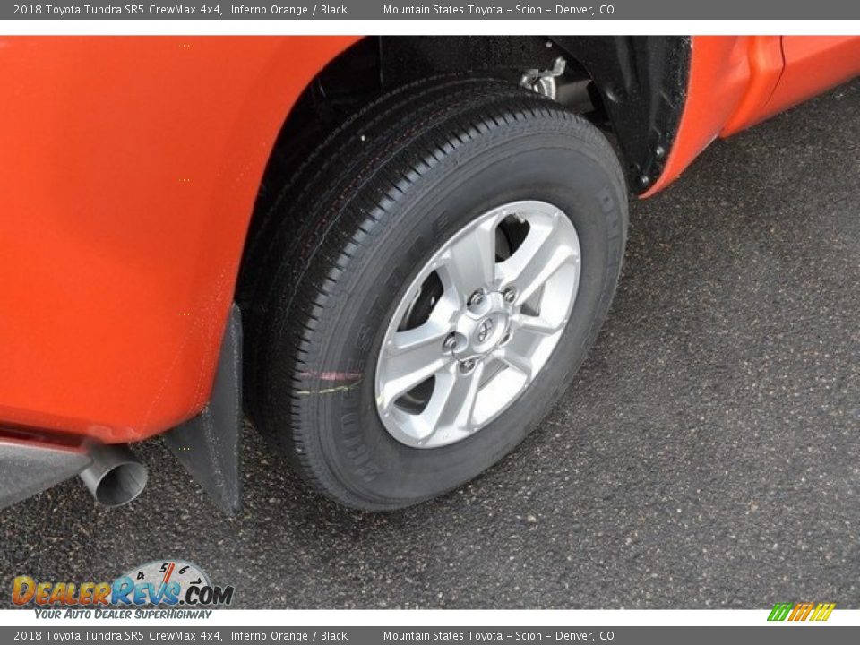 2018 Toyota Tundra SR5 CrewMax 4x4 Inferno Orange / Black Photo #9