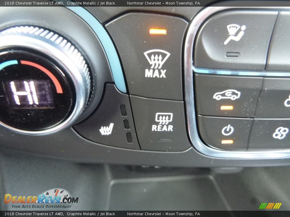 2018 Chevrolet Traverse LT AWD Graphite Metallic / Jet Black Photo #20