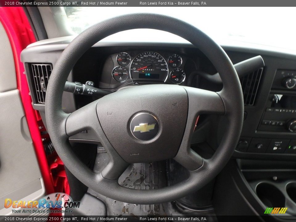 2018 Chevrolet Express 2500 Cargo WT Steering Wheel Photo #17